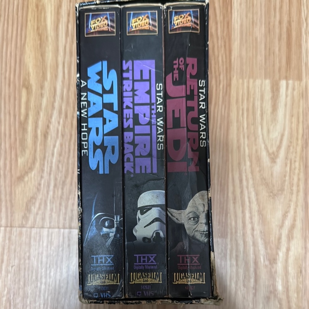 Star Wars Trilogy VHS Set